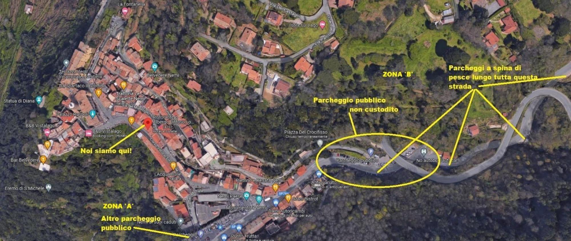 Albergo Diffuso Locanda Specchio Di Diana Nemi Bagian luar foto